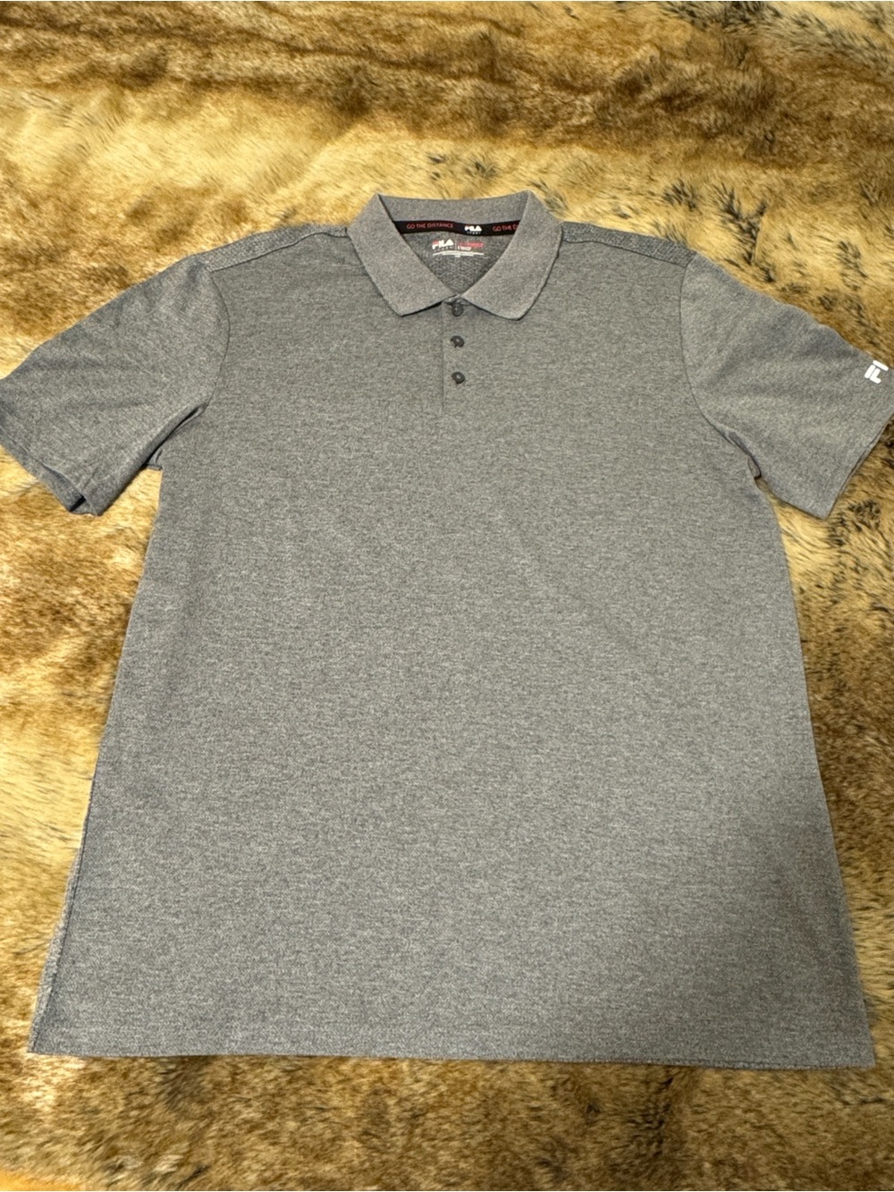 FILA Men’s Heather Gray Polo